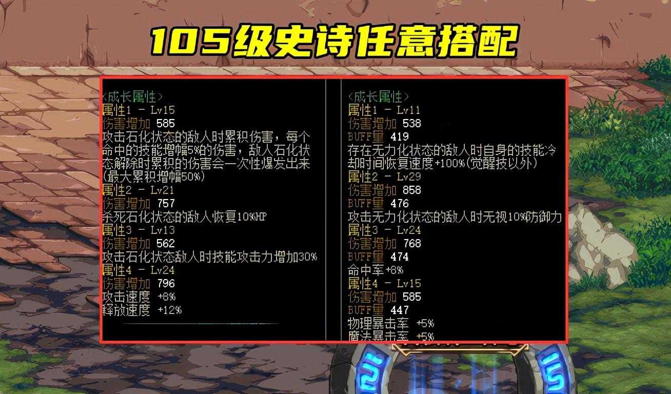 dnf装备属性大全（DNF：105级装备属性预览）  第5张