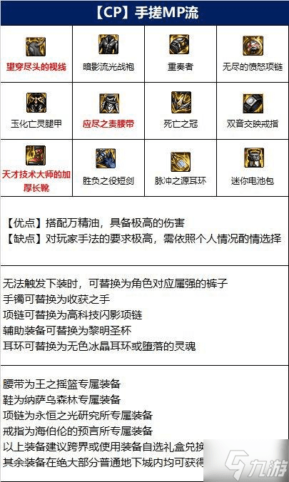 DNF110魔灵毕业装备推荐 魔灵110装备怎么选