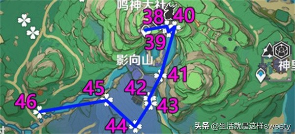 绯樱绣球采集路线推荐（绯樱绣球位置分布图）插图11