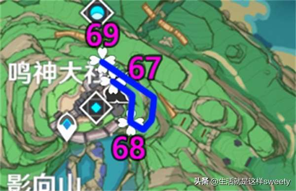 绯樱绣球采集路线推荐（绯樱绣球位置分布图）插图19