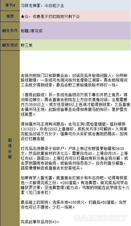 金庸群侠传5天书主线任务流程攻略插图35