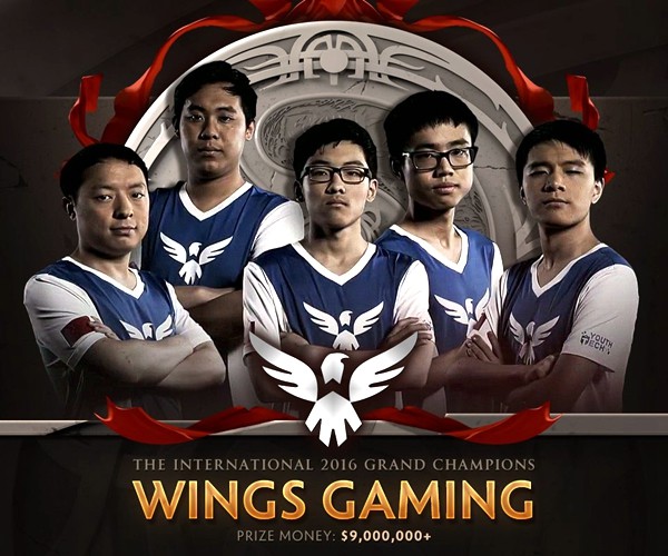 ti6决赛,《Dota2》TI6决赛 Wings夺冠引高呼 JJ林俊杰现身